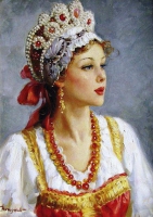 Схема вышивки крестом Любаша